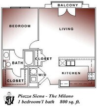 The Milano floor plan